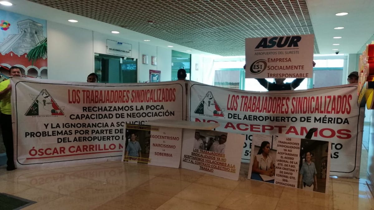 Protesta Aeropuerto