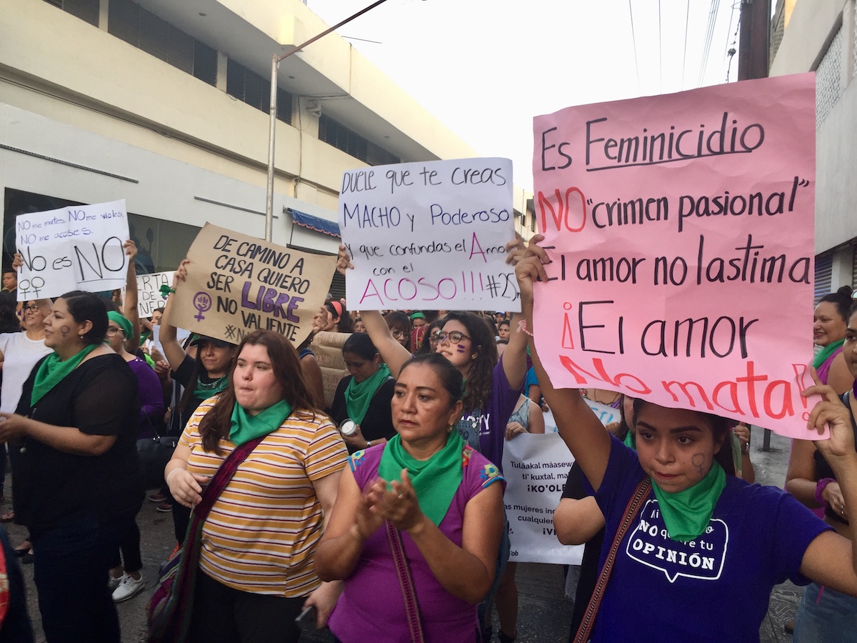 Marcha Mujeres Merida