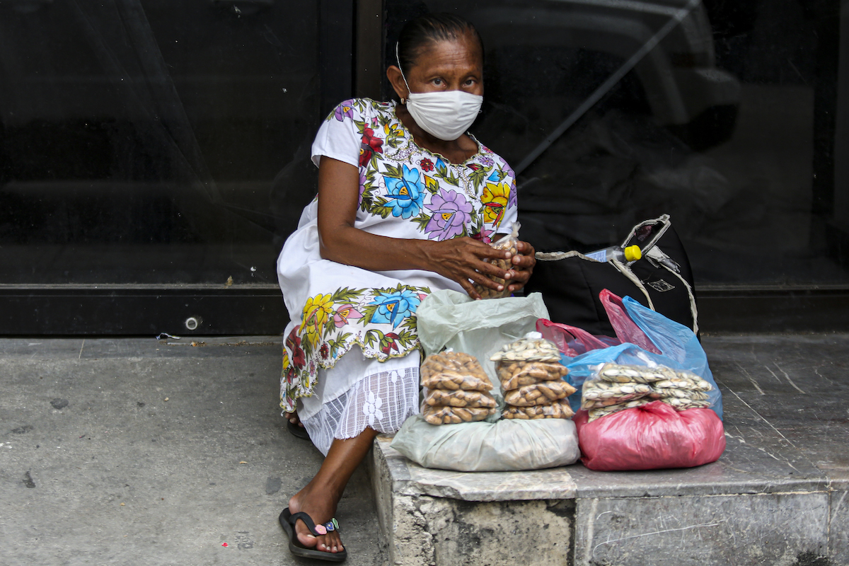 Mujer Maya Covid