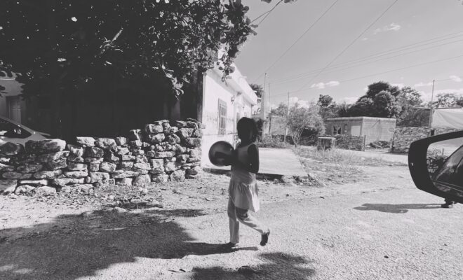 Niña blanco y negro