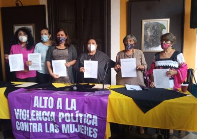 Activistas violencia política