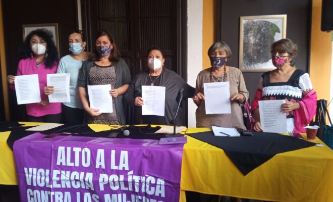 Activistas violencia política