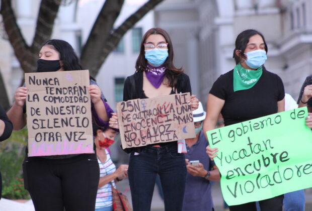 Muejres protesta
