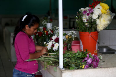 Mujeres flores