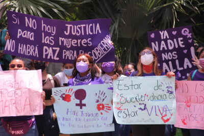 Protesta mujer feminicidio maria 2
