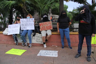 Protesta domingo mrcos
