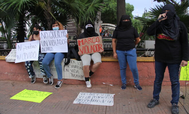Protesta Domingo Mrcos