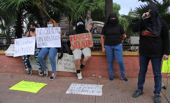 Protesta domingo mrcos