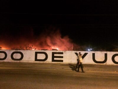 Incendio corralón