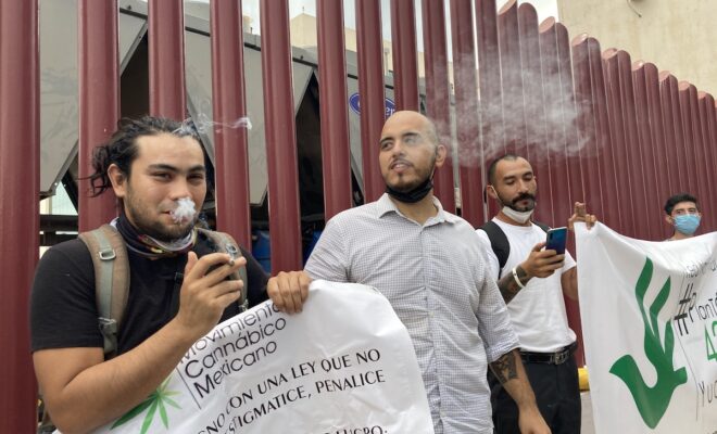 Marihuana protesta