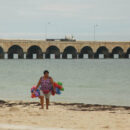 Progreso playa vendedoras