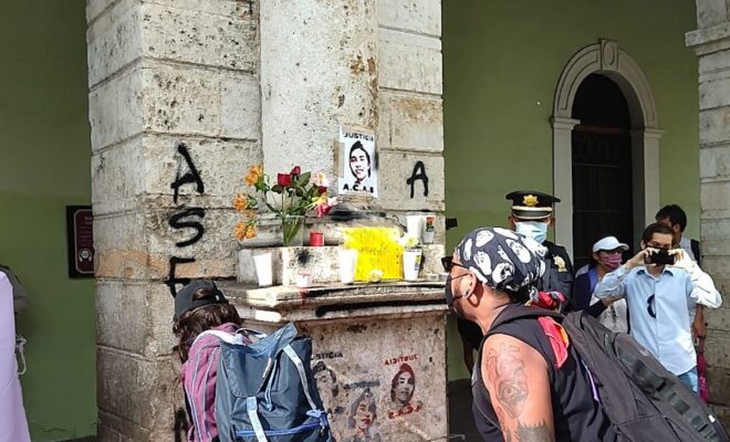 Protesta guero