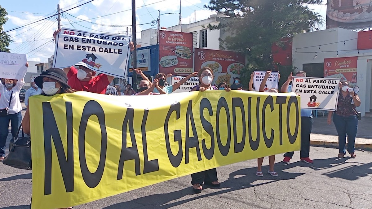 gasoducto protesta