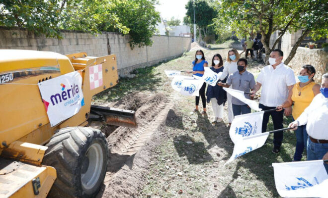Amplían red de agua potable en la comisaría de oncán
