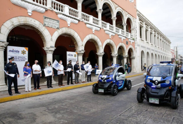 Arranca operativo decembrino en el centro histórico de mérida