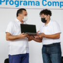 Entregan equipos tecnológicos para evitar deserción escolar