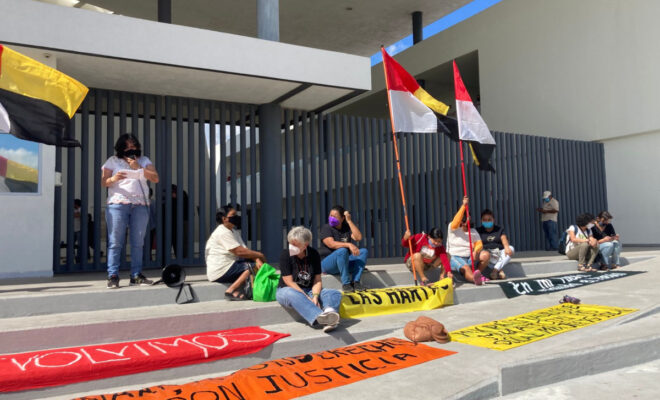 Mujeres mayas protestaron contra leyes racistas que no las protegen