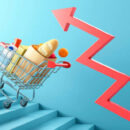 Growth or increase design concept. 3d illustration