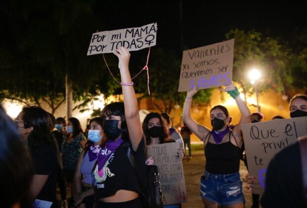 Mujeres marcha