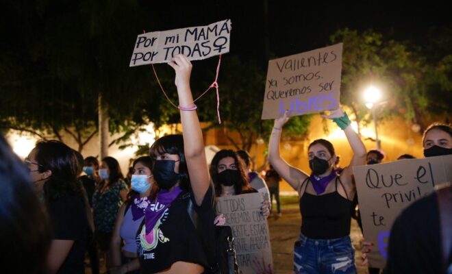 Mujeres marcha