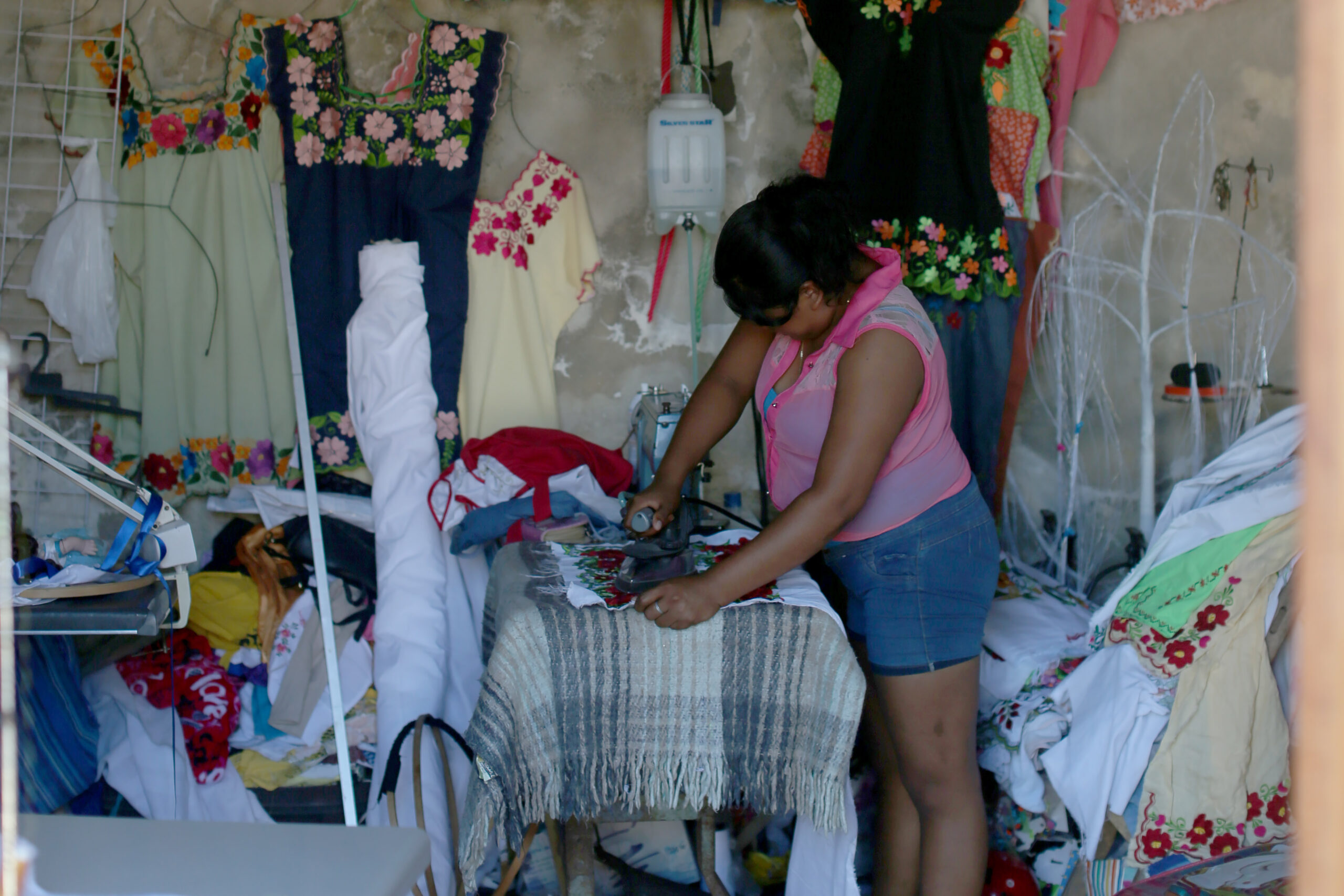 Mujeres Trabajo Vestido