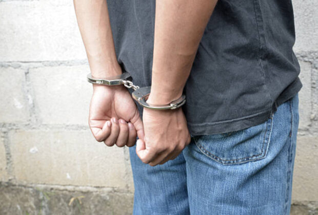 Man in handcuff