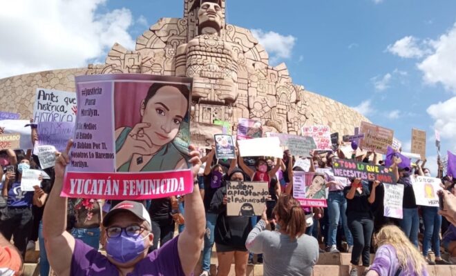 Protesta Feminicidios