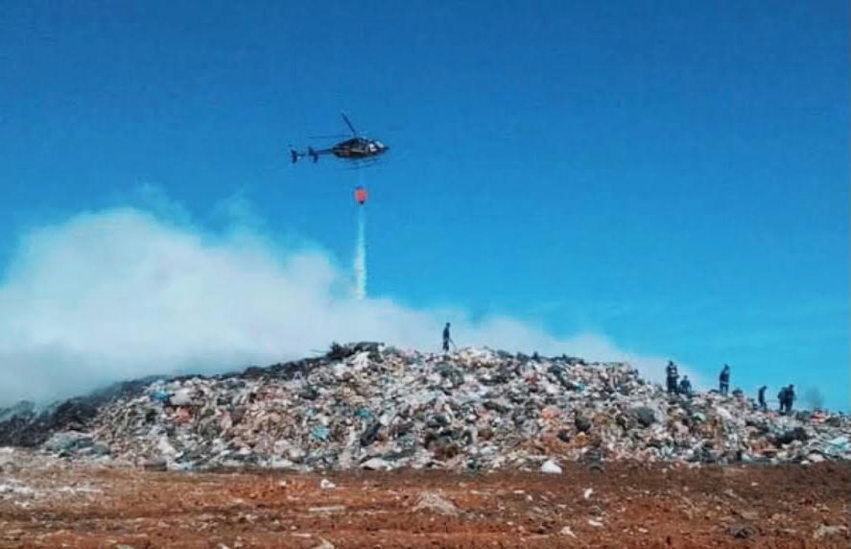 Incendio Relleno Sanitario Mérida