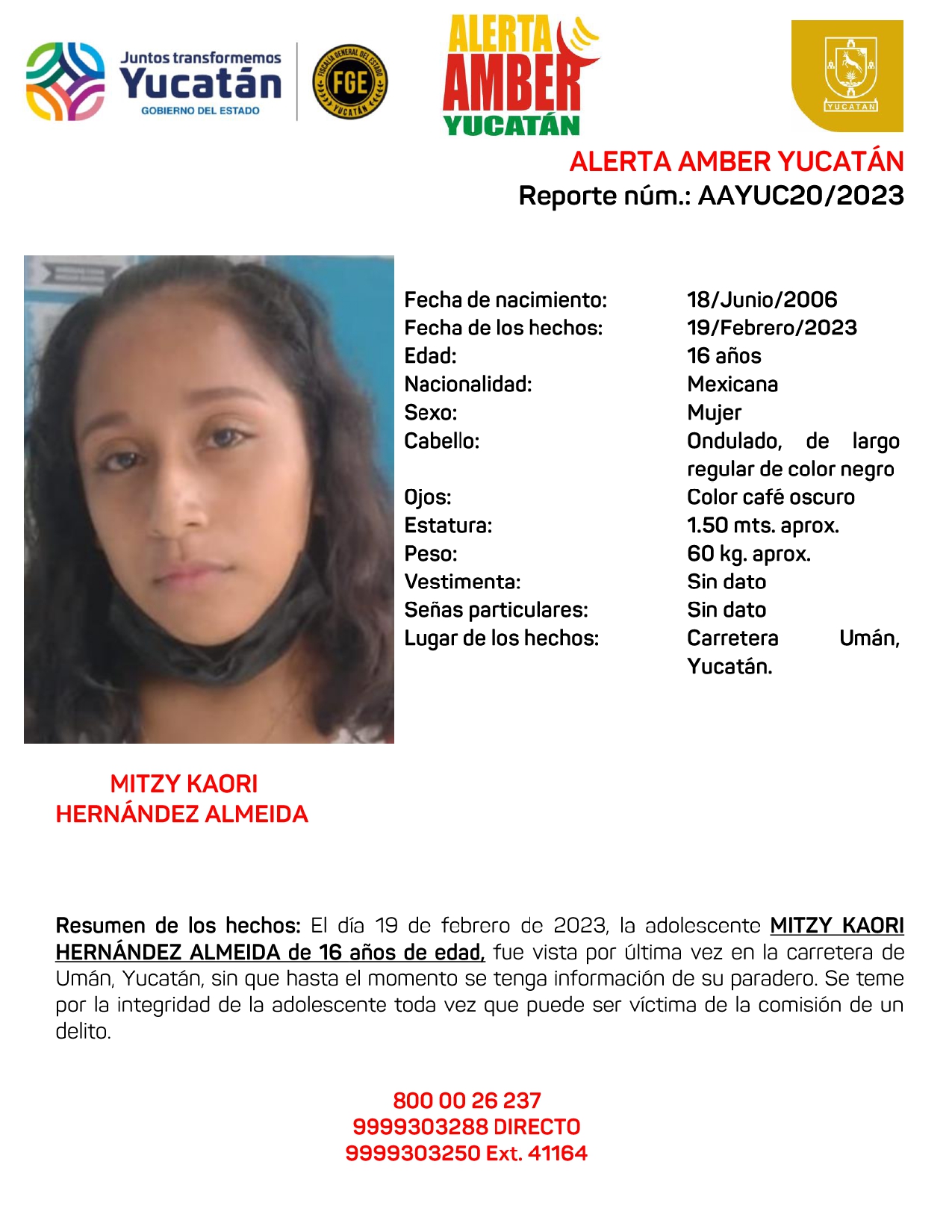 ALERTA AMBER DE MITZY KAORI HERNÁNDEZ ALMEIDA DE 16 AÑOS (YUC)_page-0001 (1)