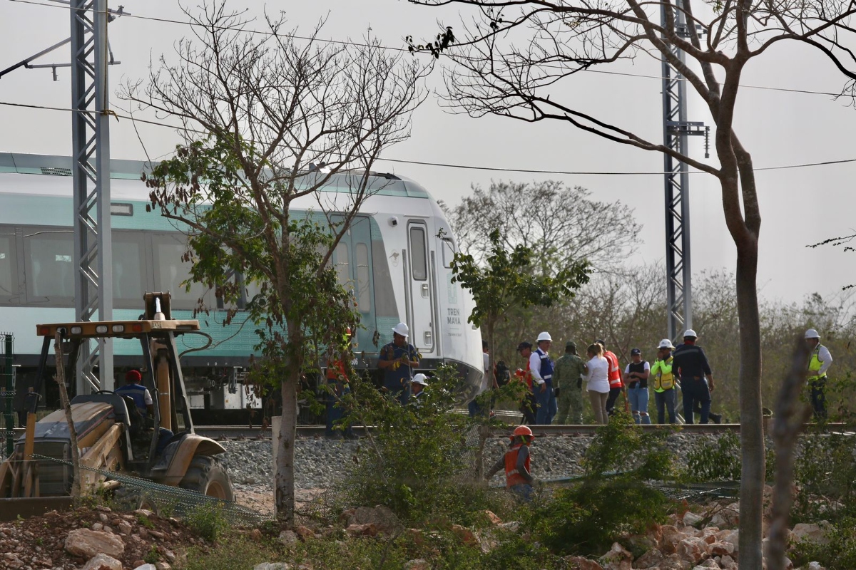 Tren Maya Descarrilamiento