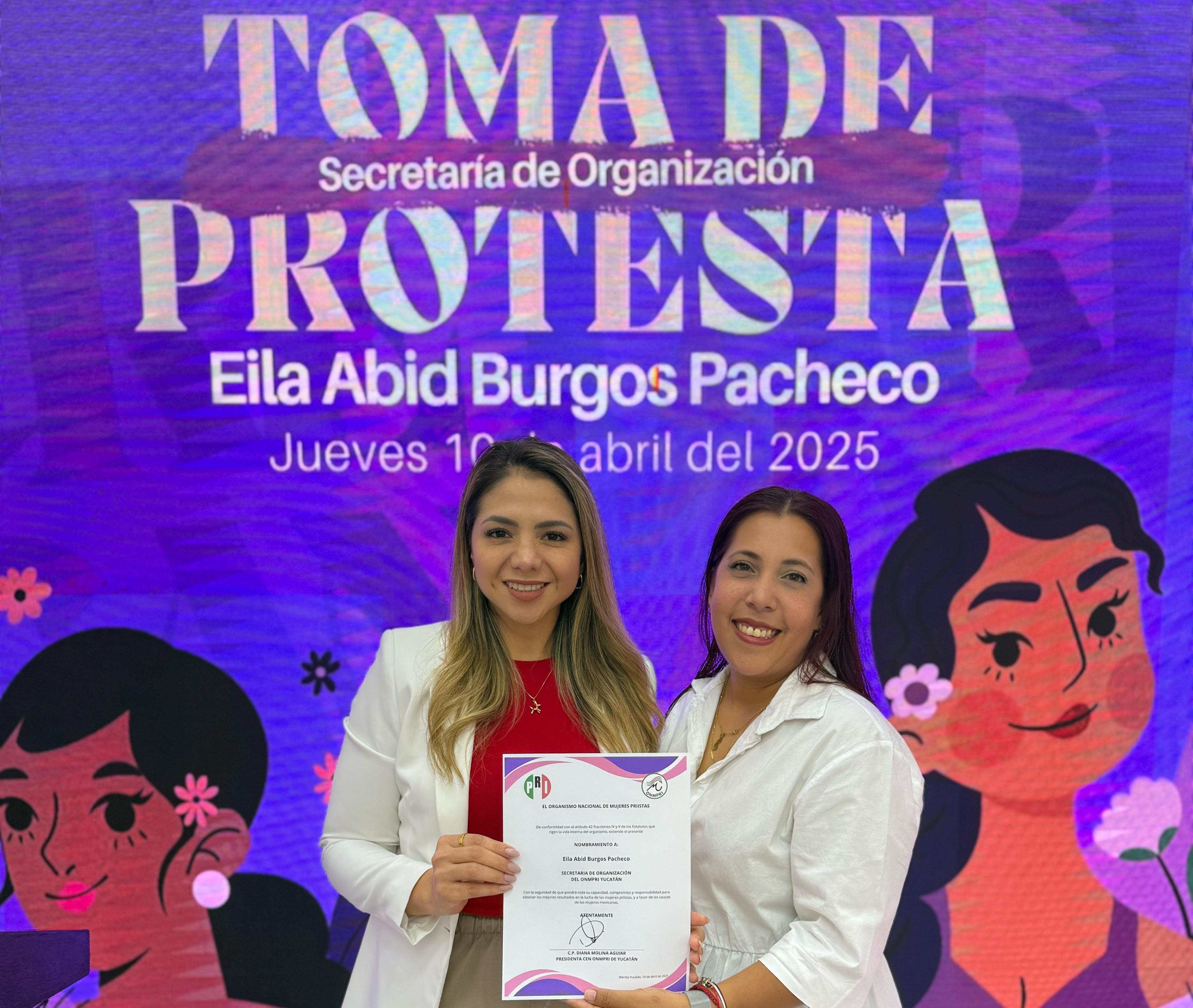 Eila abid burgos pacheco secretaria de organización