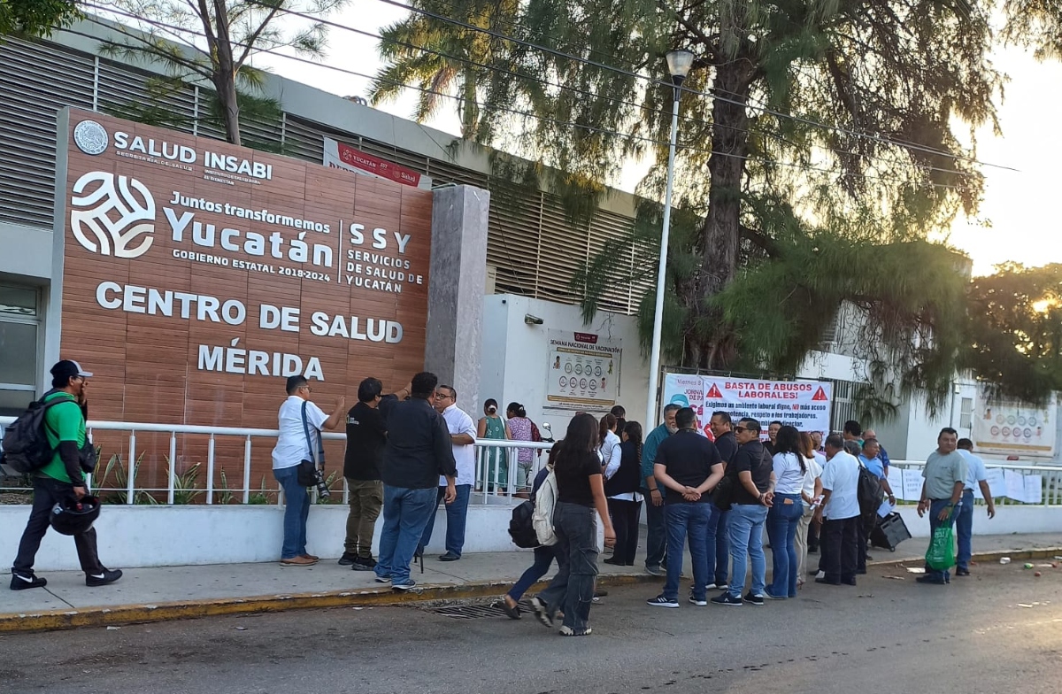 Centro salud protesta