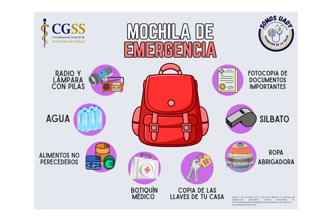 Coord salud de la uady lluvias mochila 53