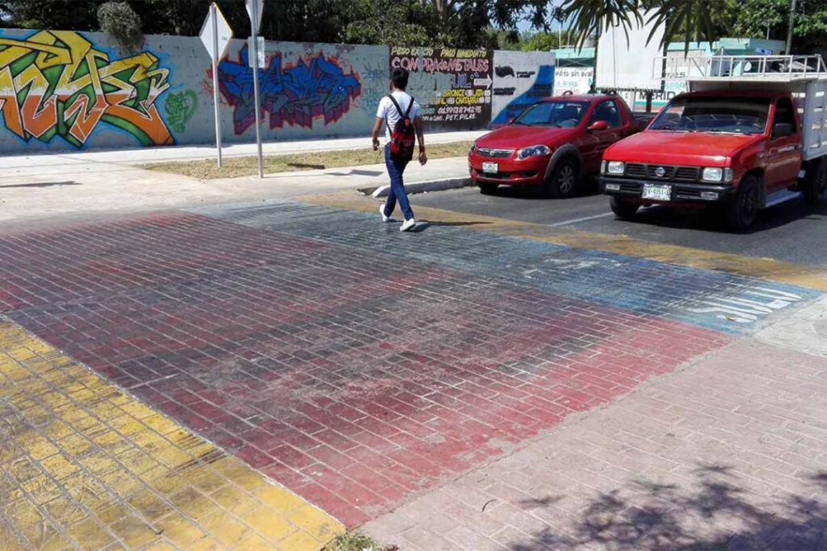 Paso peatonal merida